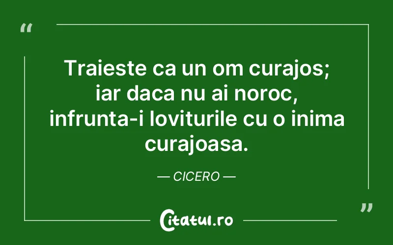 Citat Cicero - citate viata