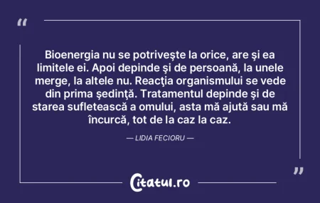 Schizofrenia nu se tratează cu bioenerg...