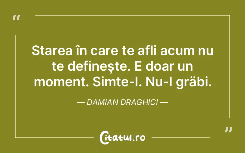 Citat Damian Draghici - citate viata