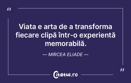 Viața nu se măsoară în ani, ci în i...