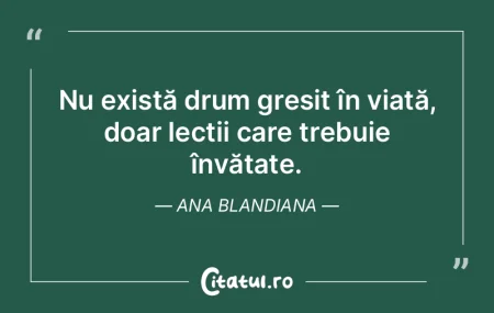 Fiecare zi e o pagină goală pe care do...