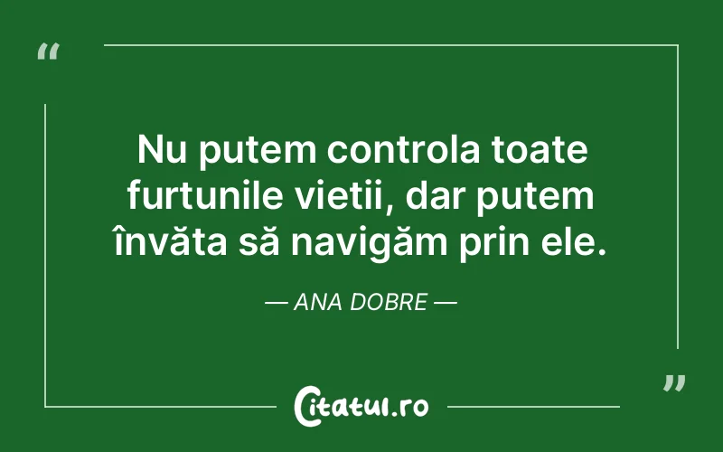 Citat Ana Dobre - citate viata