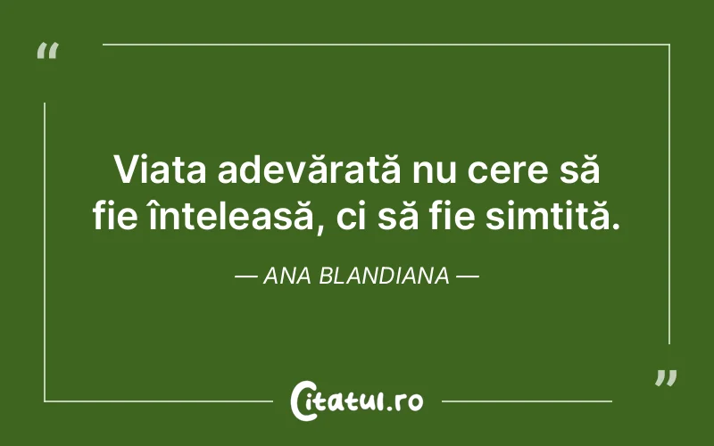 Citat Ana Blandiana - citate viata