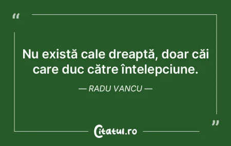 Trecutul nu poate fi schimbat, dar poate...