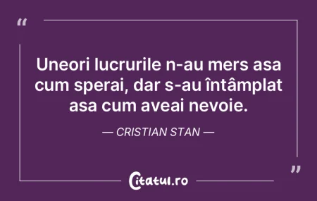 Cei care schimbă lumea încep prin a-ş...