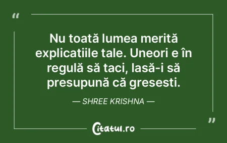 Ieri este istorie, mâine este un mister...