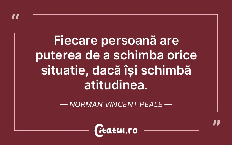 Citat Norman Vincent Peale - citate viata