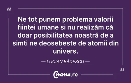 Viaţa este oportunitate, foloseşte-o. ...
