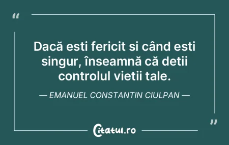 Atunci când viața te apasă, e semn c�...