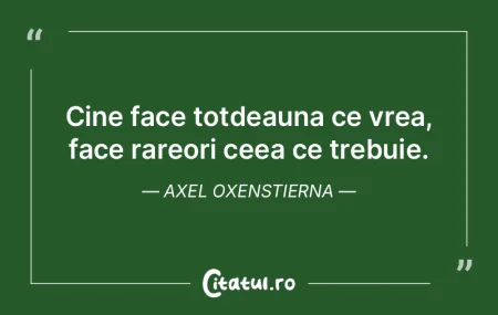 Totul se întâmplă la momentul potrivi...