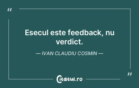 O neîmplinire timidă e mai presus dec�...