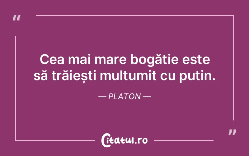 Citat Platon - citate viata