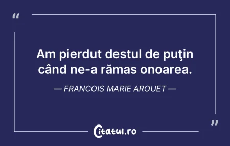 Onoarea nu înseamnă să faci alegerile... Onoarea nu înseamnă să faci alegerile...