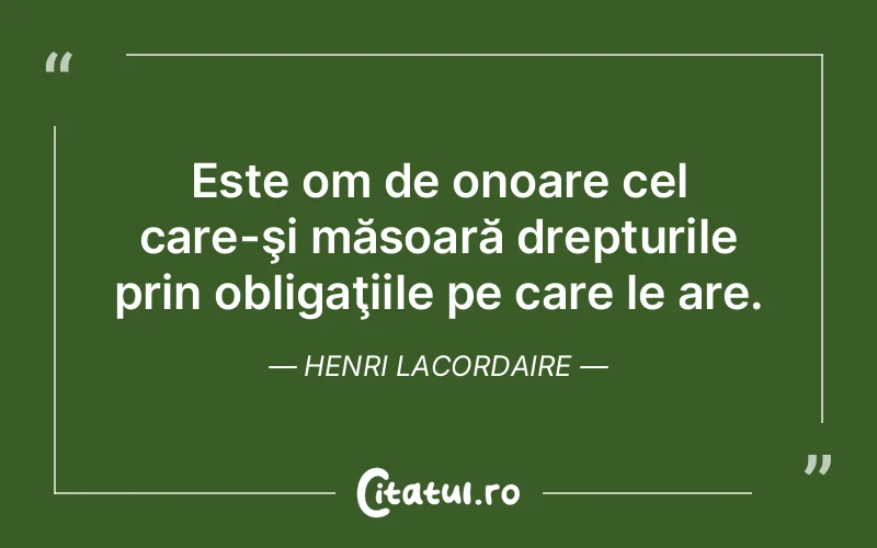 Citat Henri Lacordaire - citate viata
