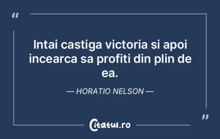 Biruinta desavarsita este sa te biruiest...