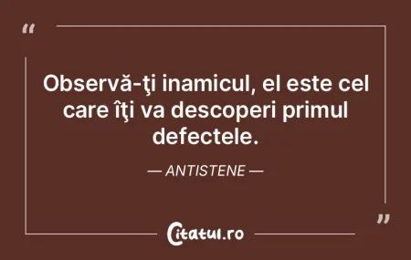 Cel mai mare defect e superficialitatea....