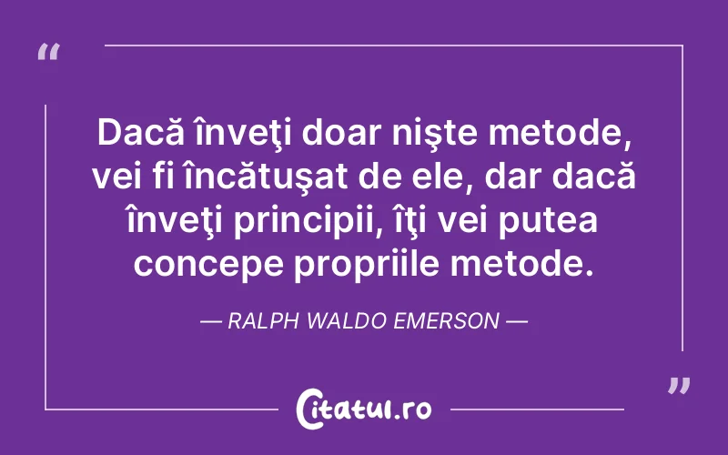 Citat Ralph Waldo Emerson - citate viata