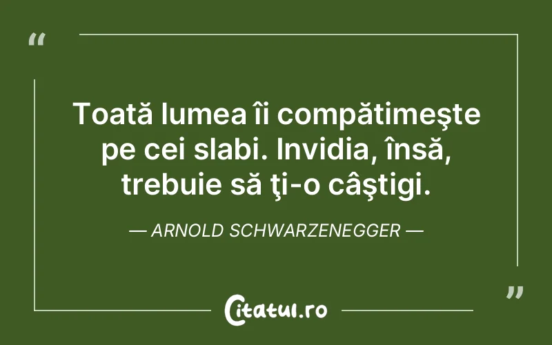 Citat Arnold Schwarzenegger - citate viata