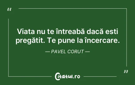 Adevărata forță se găsește în resu...