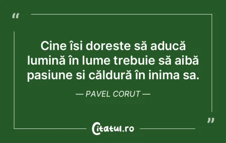 De fapt, viaţa noastră e o continuă c...