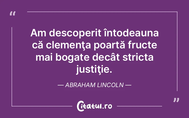 Citat Abraham Lincoln - citate viata