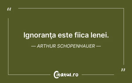 Ignoranta, trandavia si viciul pot alcat...