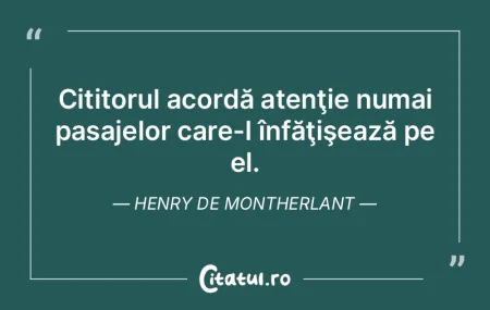 Nu dăm niciodată atenţie la ceea ce s... Nu dăm niciodată atenţie la ceea ce s...
