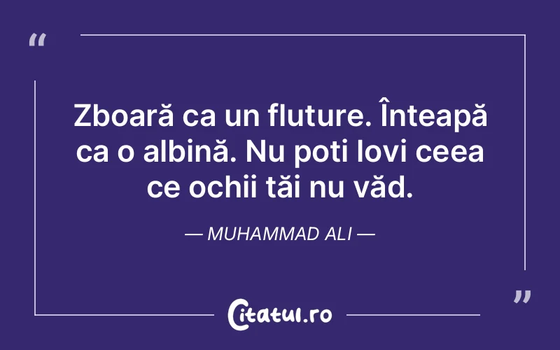 Citat Muhammad Ali - citate viata
