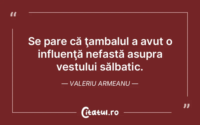 Citat Valeriu Armeanu - citate viata
