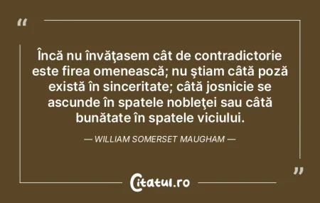 A fi sincer înseamnă a fi personal, a ...