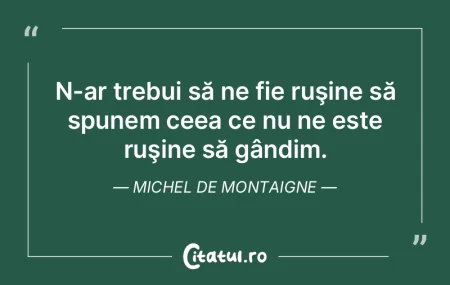 Să nu doreşti să învingi, dacă n-ai...