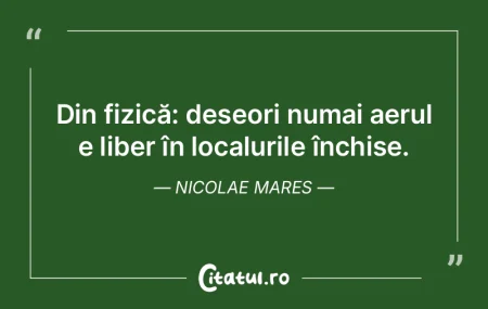 Nu sunt amator de mare velocitate, căci...