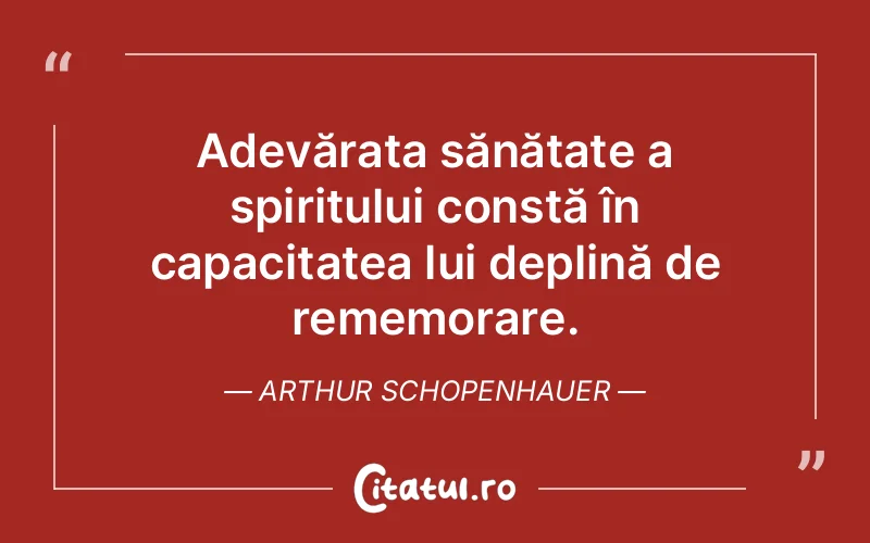 Citat Arthur Schopenhauer - citate viata