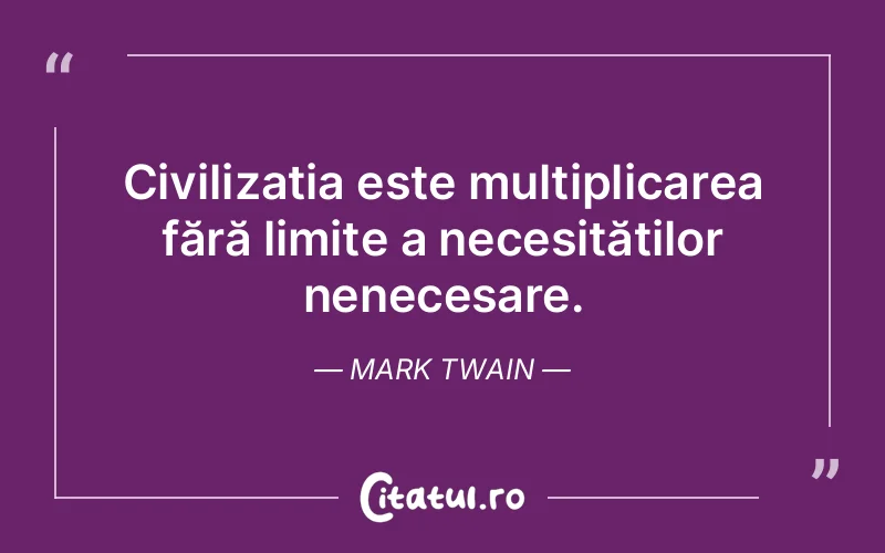 Citat Mark Twain - citate viata