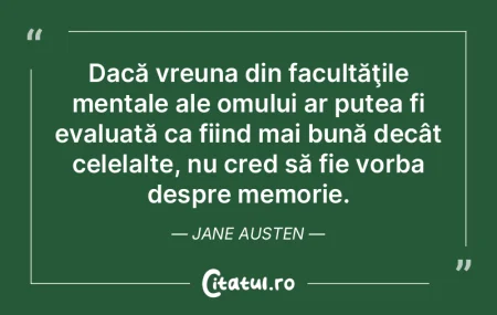 Cine vrea să dobândească o memorie bu...
