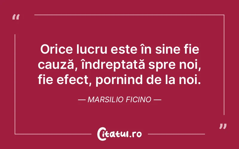 Citat Marsilio Ficino - citate viata