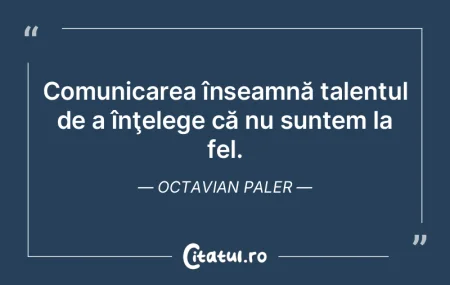 Pentru talent orice poate fi iertat. Leo...