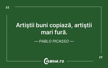 Artistul este opusul omului politic, opu...