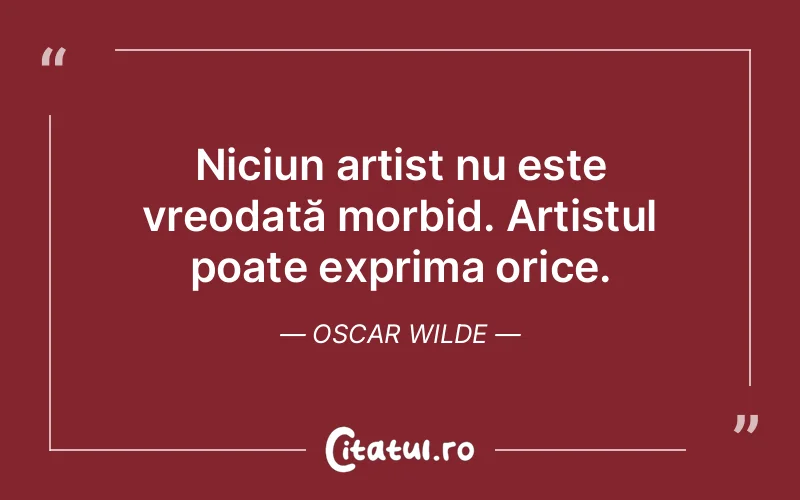 Citat Oscar Wilde - citate viata