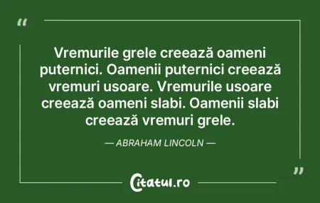 Niciodata nu-ti subestima capacitatea de...