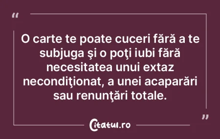 Fiecare om trebuie să aibă propriul s�...
